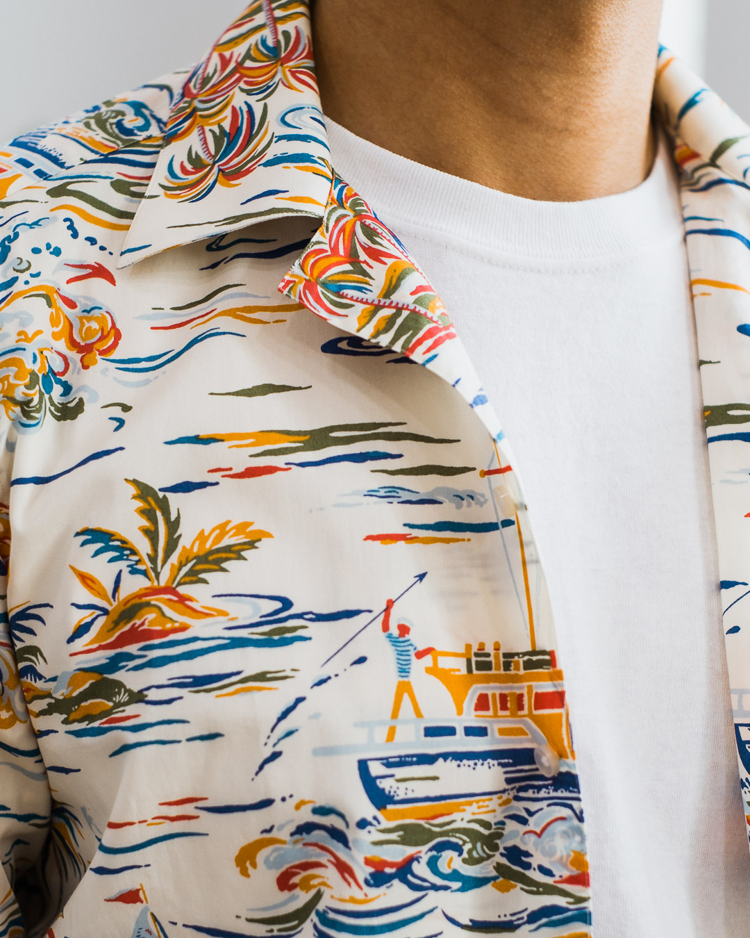 Our Products Shirt Casual Carousel 3 - Fisherman Print Shirt