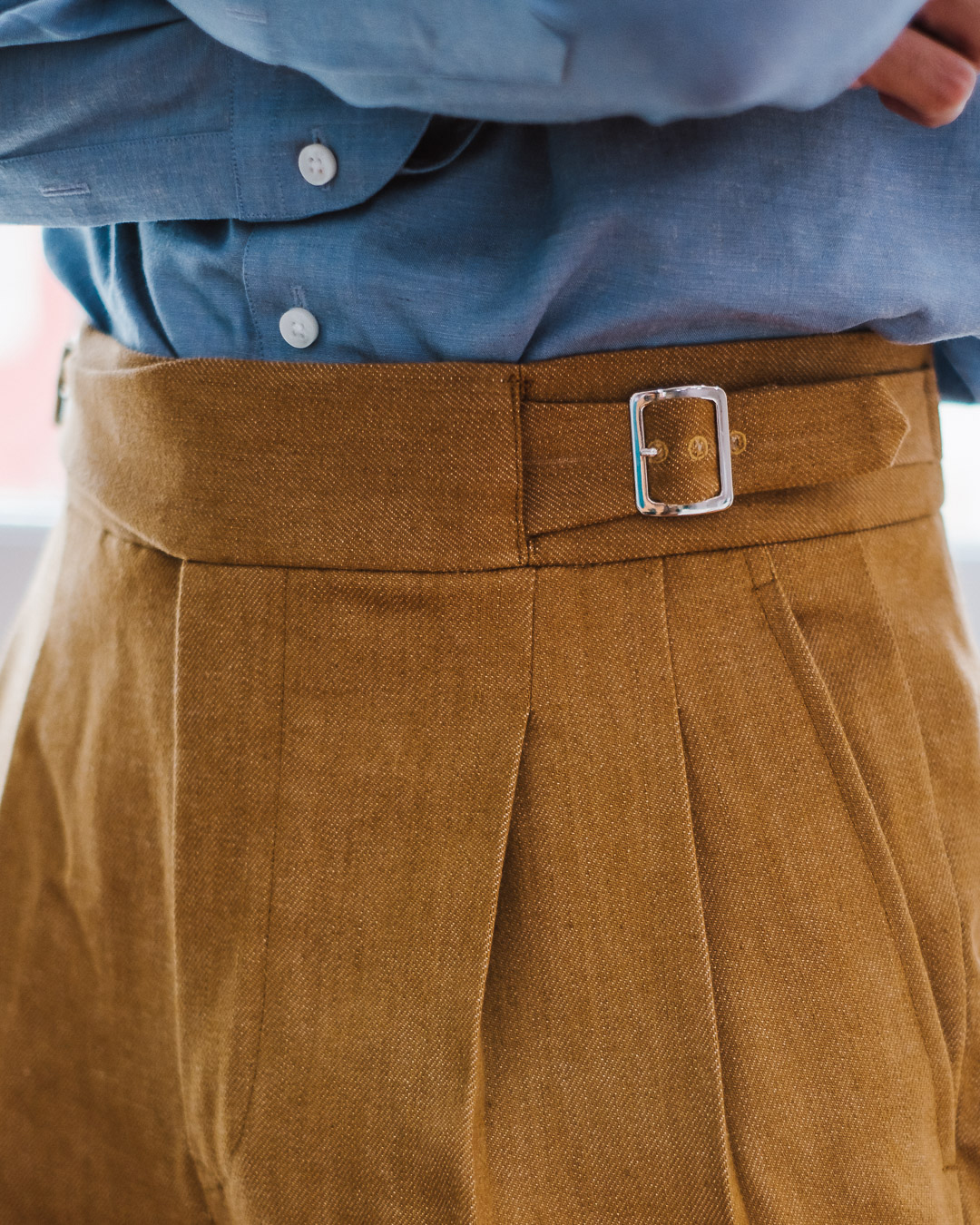 Our Products Trousers Other Customisable Options Carousel 3 - Gurkha Denim Trousers